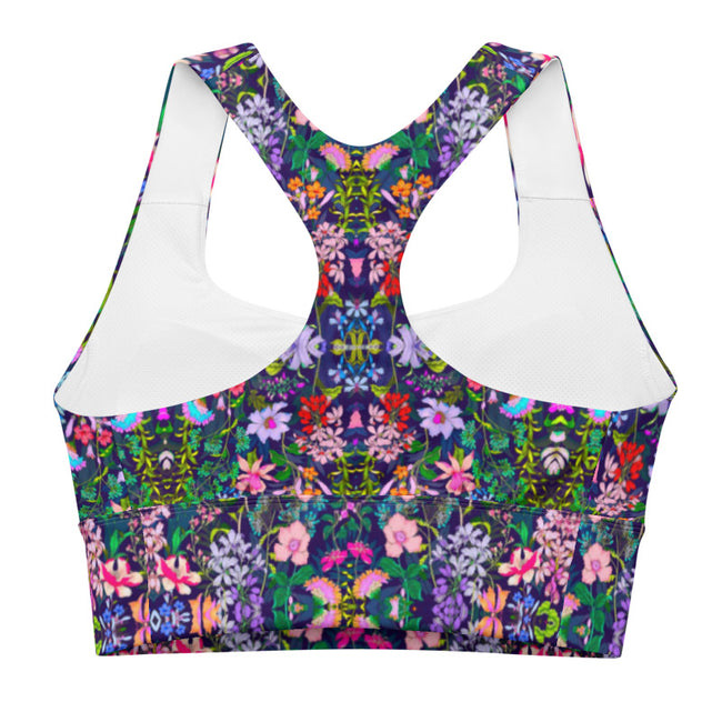 Elissa  Print Longline Sports Bra