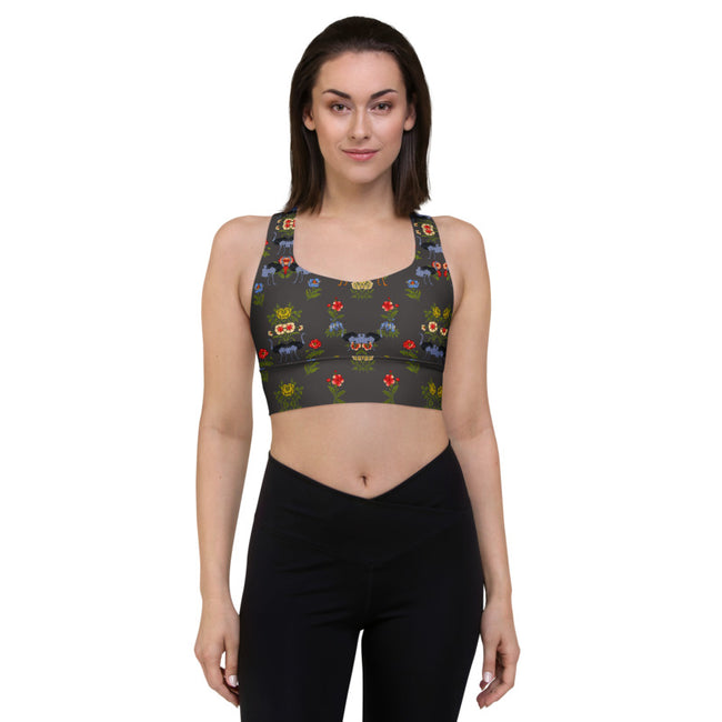 SOIREE Print Longline Sports Bra