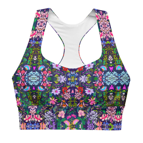 Elissa  Print Longline Sports Bra