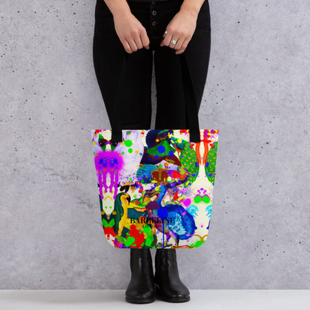 PAINT ALL OVER PRINT TOTE BAG