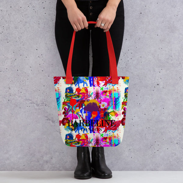 BARBELINE ALL OVER PRINT TOTE BAG