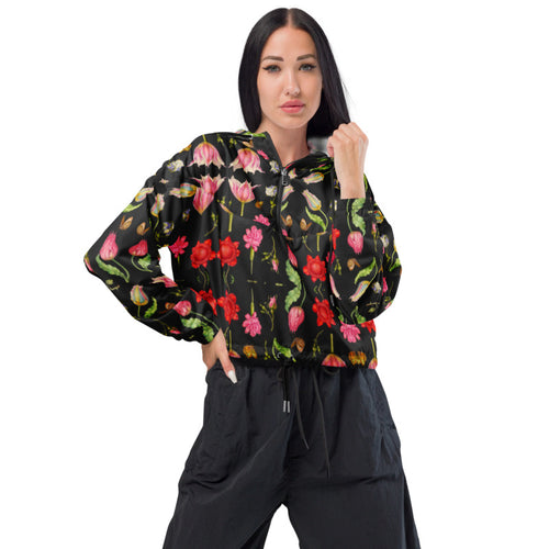 Jazzy Cropped Windbreaker