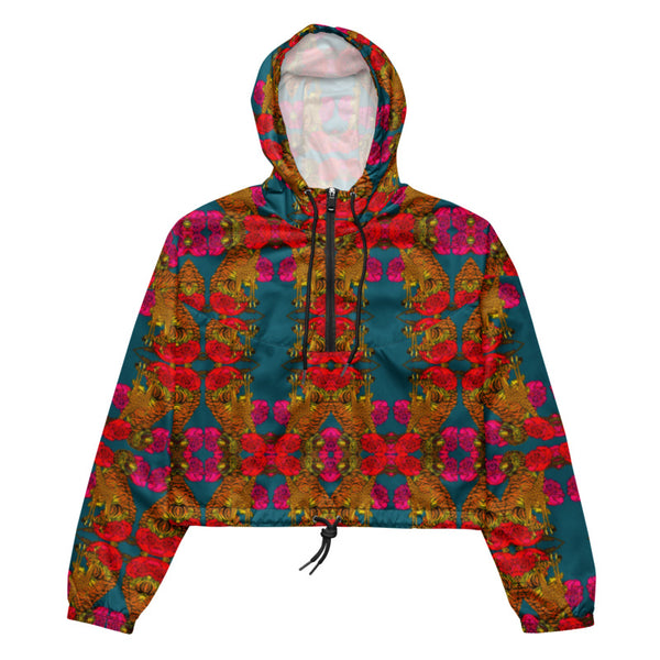 Jazzy Cropped Windbreaker