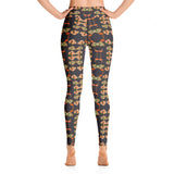 Flamingo Print Yoga Leggings