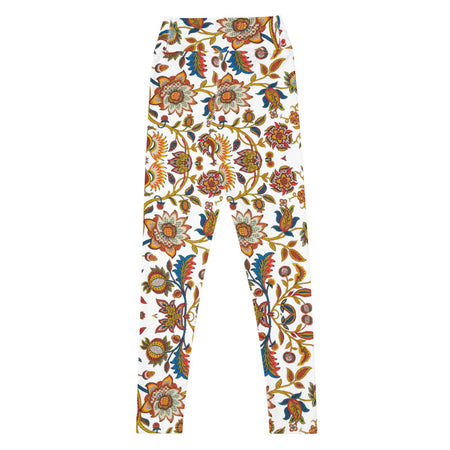 Bees n blues Print Yoga Leggings