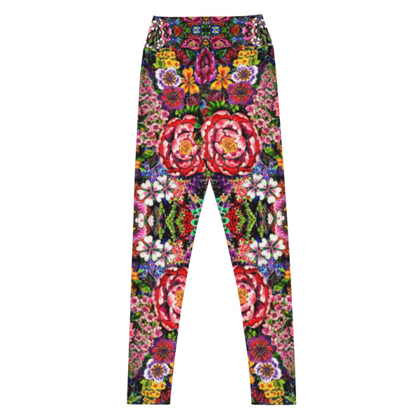 Rosa Print Large scale Yoga Leggings