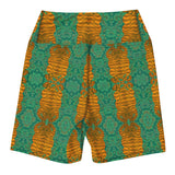 Greeny Shorty Print Yoga Shorts