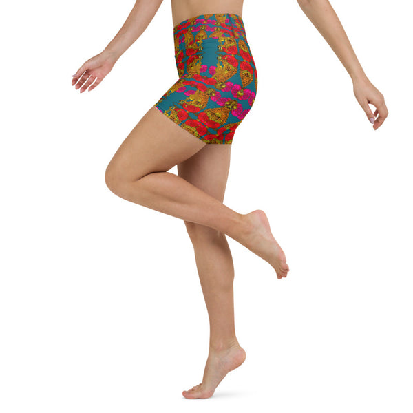 Shorty kin Print Yoga Shorts