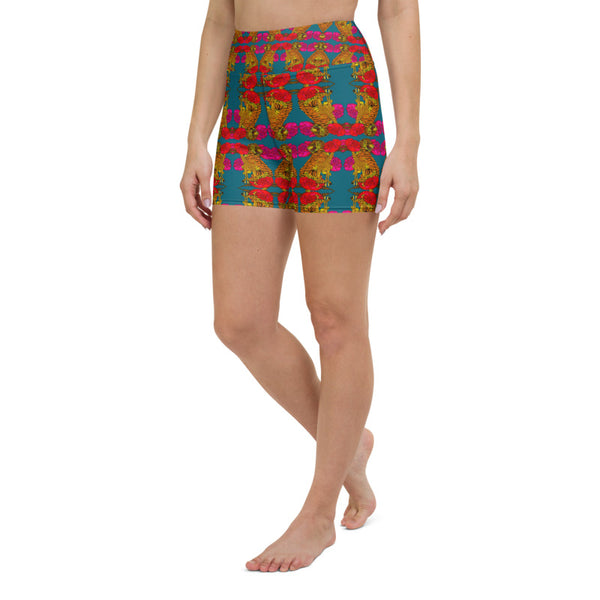 Shorty kin Print Yoga Shorts