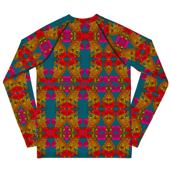 Kinshasa print Women's Rash Guard