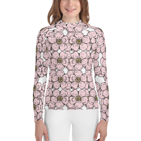 Rosa Print Large scale Yoga Leggings