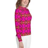 Pheasant print Women's Rash Guard