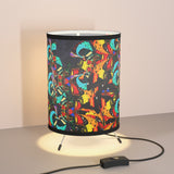 Tripod Lamp with High-Res Printed Shade, US\CA plug