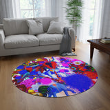 PAINTED ROUND RUG