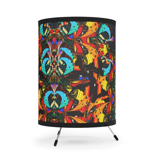 Tripod Lamp with High-Res Printed Shade, US\CA plug