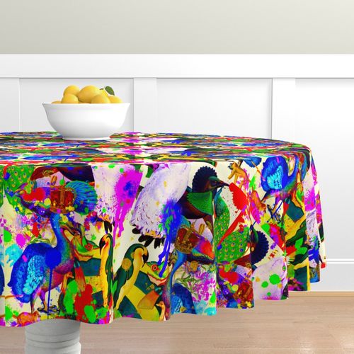 PAINTED TABLECLOTH