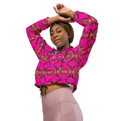 Pheasant Cropped Windbreaker