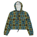 Bees n blues Cropped Windbreaker