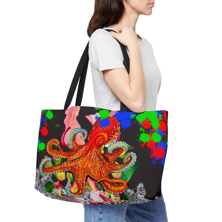 PAINT ALL OVER PRINT TOTE BAG