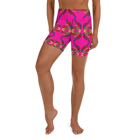 Rosa Print Large scale Yoga Leggings