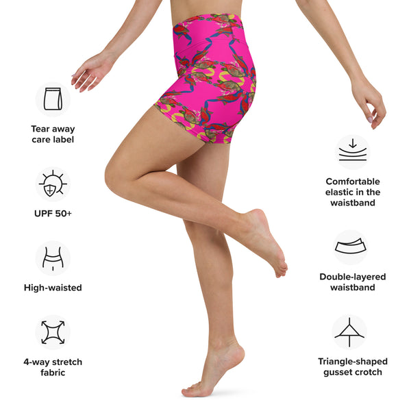 Shorty Print Yoga Shorts