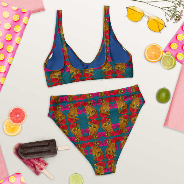 Kinshasa Recycled High-Waisted Bikini