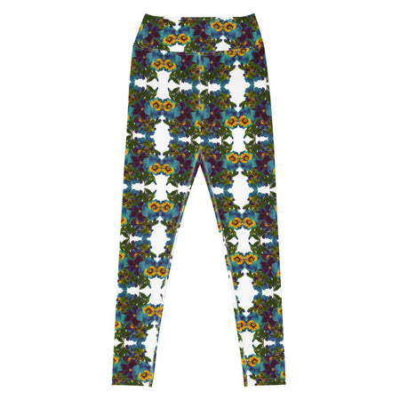 Flamingo stripes Women’s Capri Leggings