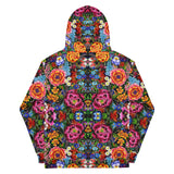 Printed unisex hoodie