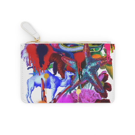 Painted pouch bag