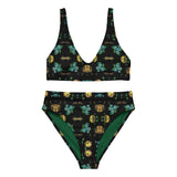 Printed Recycled High-Waisted Bikini