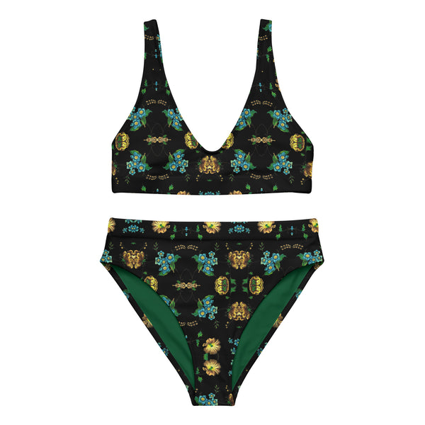 Printed Recycled High-Waisted Bikini