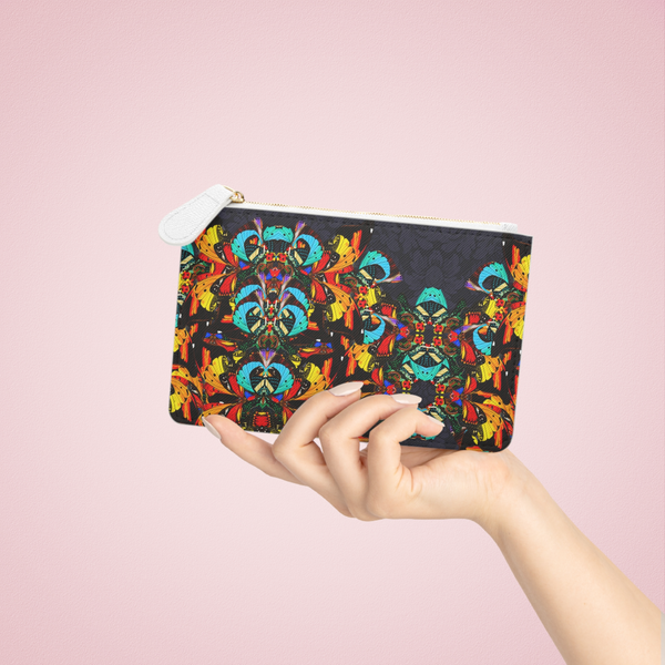 Wild butterflies Printed mini clutch bag