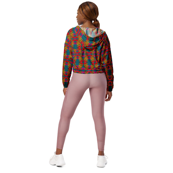 Jazzy Cropped Windbreaker