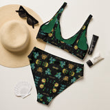 Printed Recycled High-Waisted Bikini