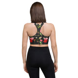 Lizzie Print Longline Sports Bra