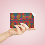 Kinshasa print mini clutch bag