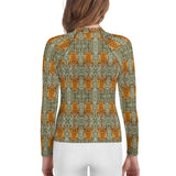 Tibetan print Women's Rash Guard