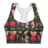 Lizzie Print Longline Sports Bra