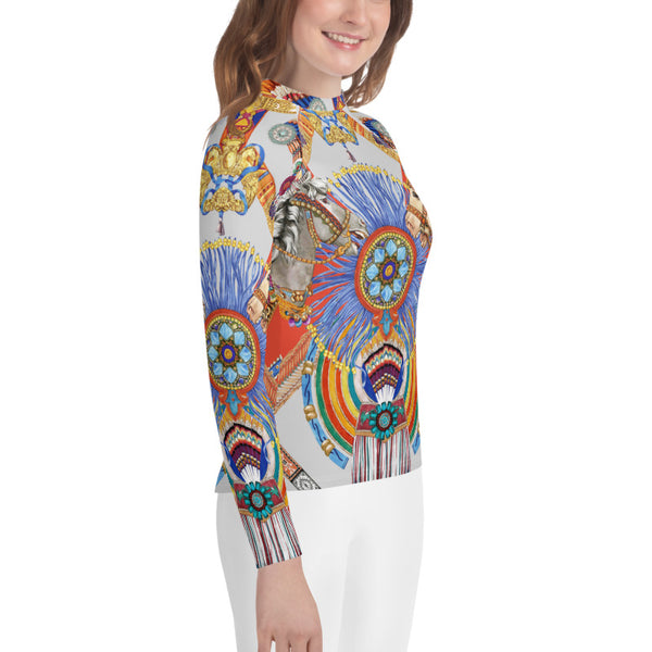 Melania print Women's Rash Guard