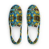 Printed slip on canvas shoes