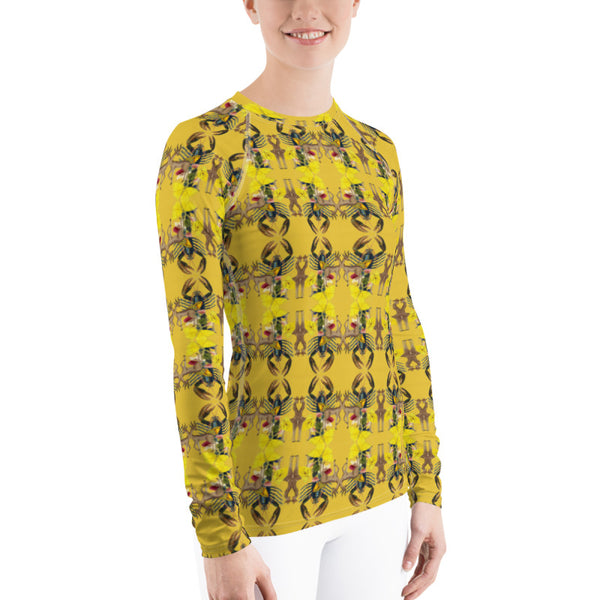 Ozzie print Women's Rash Guard