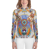 Melania print Women's Rash Guard