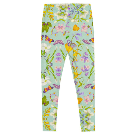 Flamingo stripes Women’s Capri Leggings