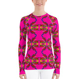 Pheasant print Women's Rash Guard