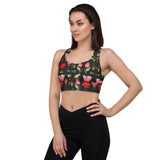 Lizzie Print Longline Sports Bra