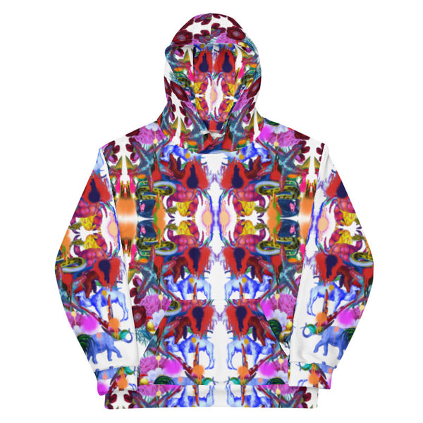 Printed unisex hoodie