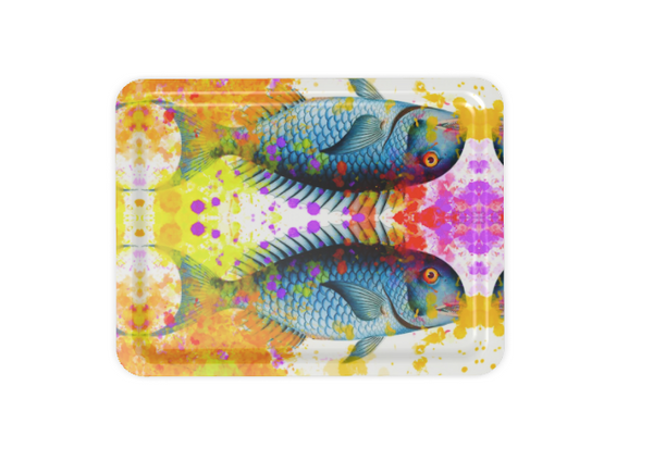 POISSON PAINT SERVING TRAY