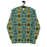 Bees and blues unisex hoodie