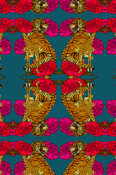 Kinshasa Paint table runner