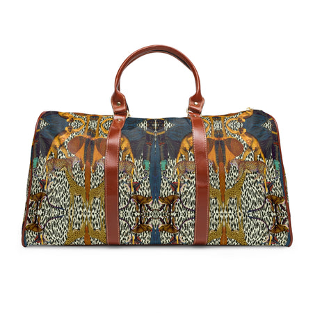 Printed weekender bag